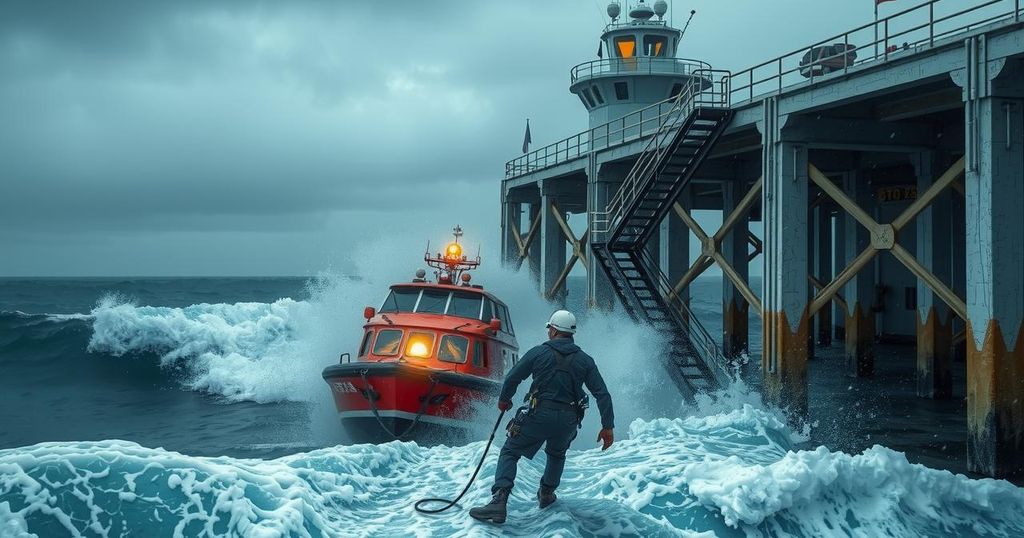 Two Rescued After Santa Cruz Pier Collapses Amid Severe Storm Conditions