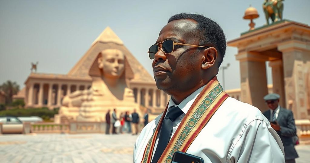 Gabon’s Transitional President Explores Egypt’s Rich Heritage