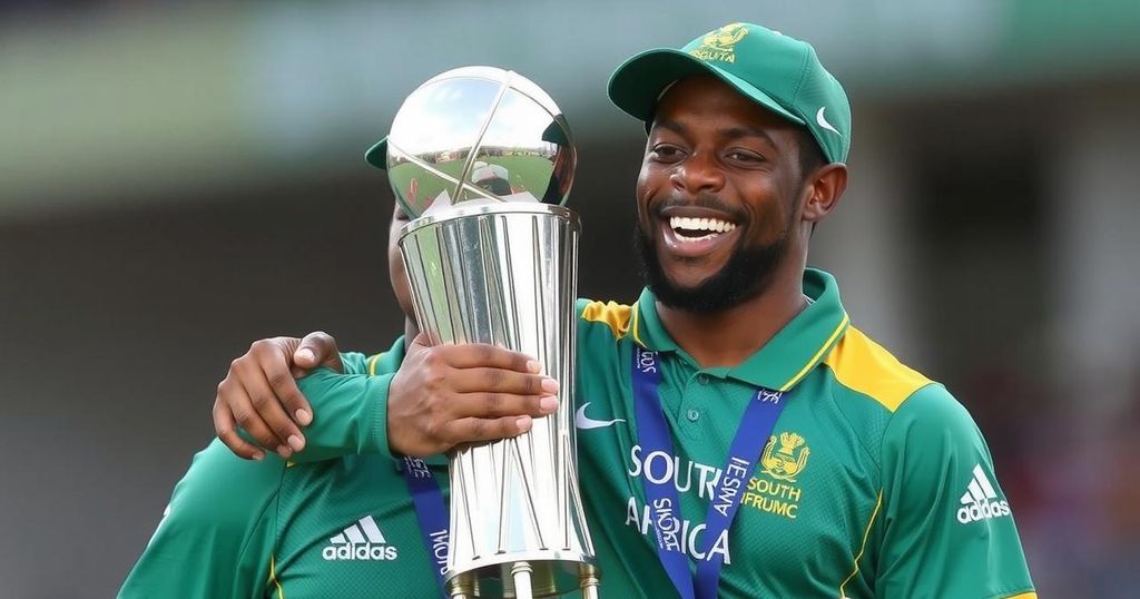 South Africa Leg of ICC Men’s Champions Trophy 2025 Trophy Tour Concludes