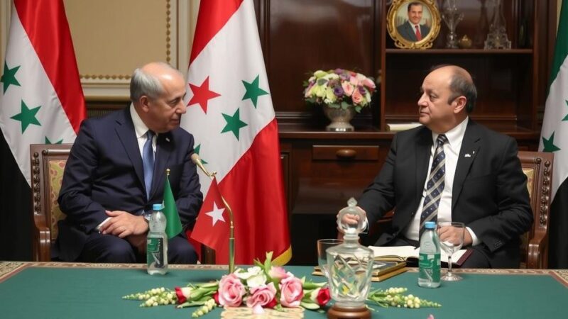 Jordan and Syria Engage in Talks on Reconstruction and Cooperation