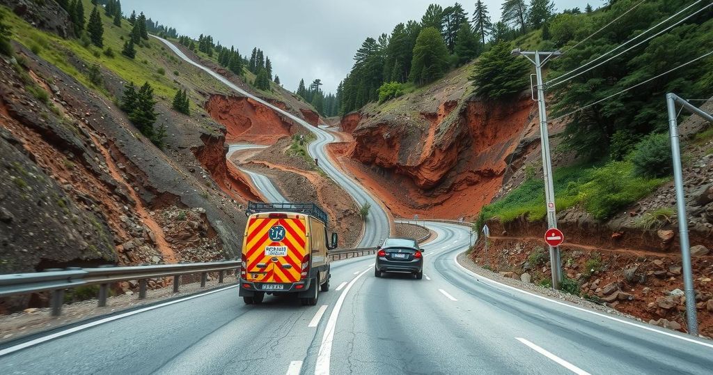 Road Between Granma and Santiago Closed Due to Earthquake Landslides