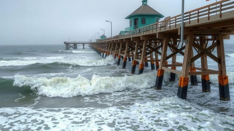 Santa Cruz Wharf Partially Collapses Amid Severe Storm Conditions