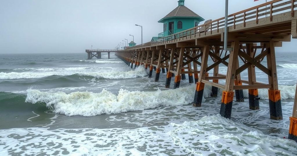 Santa Cruz Wharf Partially Collapses Amid Severe Storm Conditions