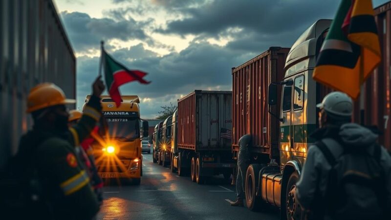 East African Truck Drivers Strike Over Tax at South Sudan Border