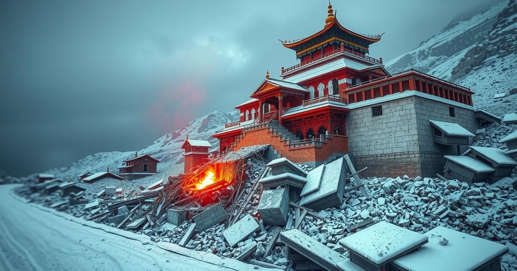 Destructive Earthquake in Tibet Claims Over 126 Lives and Injures Hundreds