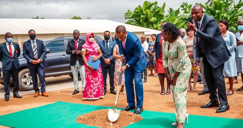 Groundbreaking Ceremony for China-Aid Clinical Laboratory Project in Liberia