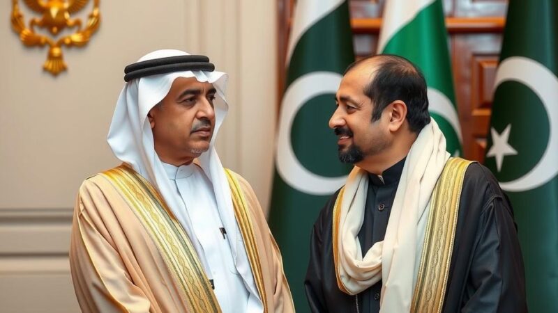 UAE President Sheikh Mohamed Engages with Prime Minister Shehbaz Sharif in Pakistan