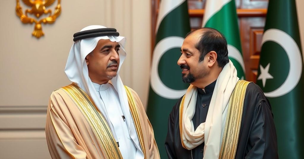 UAE President Sheikh Mohamed Engages with Prime Minister Shehbaz Sharif in Pakistan