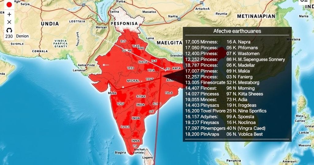 India’s Position Among Countries Most Affected by Earthquakes