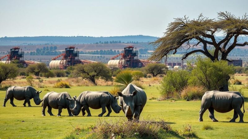 Coal Mining Project Threatens Endangered Black Rhinos in Zimbabwe Parks