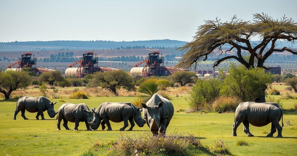 Coal Mining Project Threatens Endangered Black Rhinos in Zimbabwe Parks