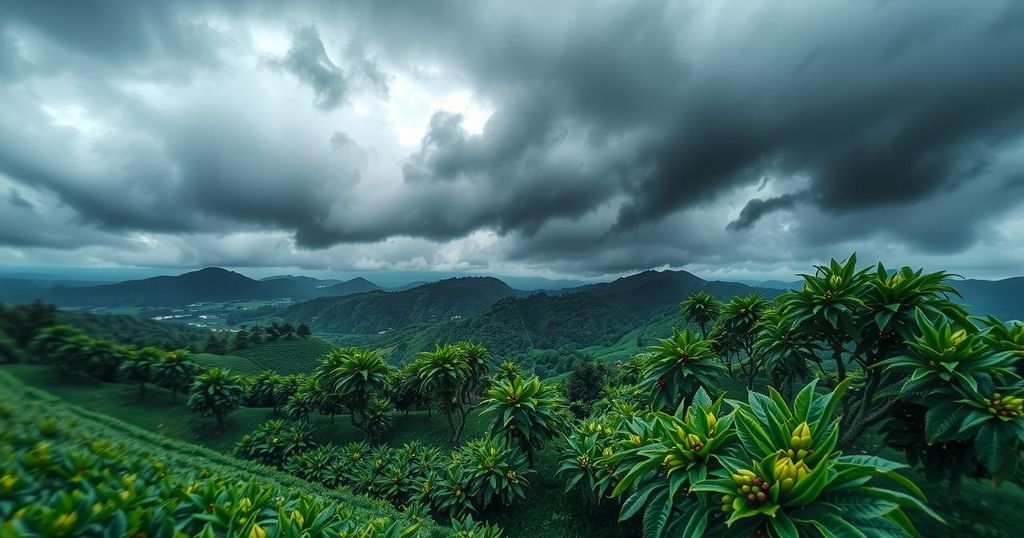 Coffee Prices Moderate Losses Amid Rain Forecasts in Brazil